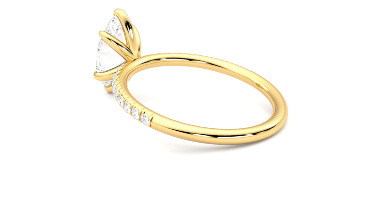 Taylor & Hart Dulcet Marquise Engagement Ring 360 degree image 18