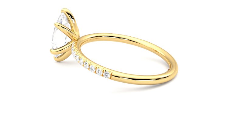 Taylor & Hart Dulcet Marquise Engagement Ring 360 degree image 19