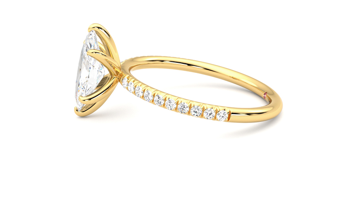 Taylor & Hart Dulcet Marquise Engagement Ring 360 degree image 21
