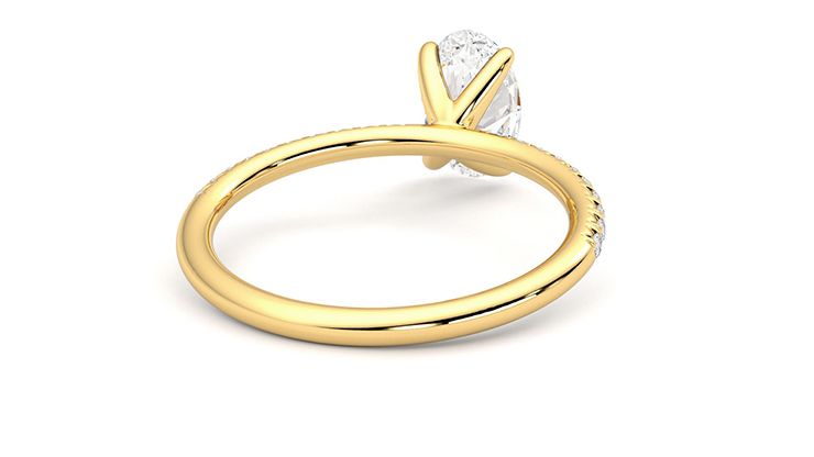 Taylor & Hart Dulcet Oval Engagement Ring 360 degree image 15