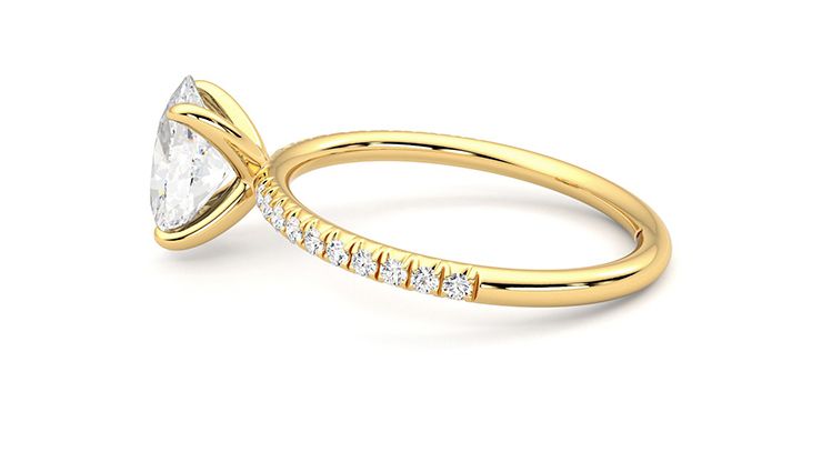 Taylor & Hart Dulcet Oval Engagement Ring 360 degree image 21