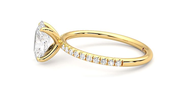 Taylor & Hart Dulcet Oval Engagement Ring 360 degree image 22