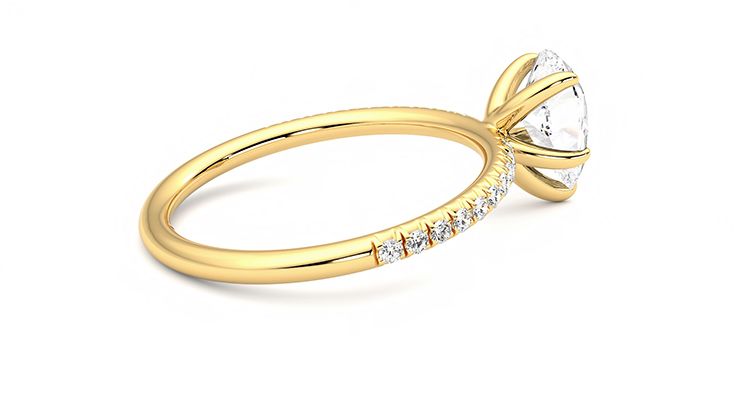 Taylor & Hart Dulcet Pear Engagement Ring 360 degree image 11