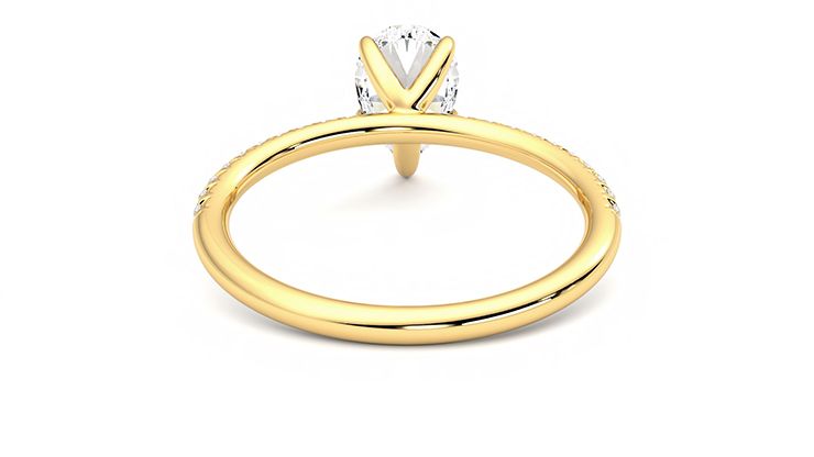 Taylor & Hart Dulcet Pear Engagement Ring 360 degree image 15