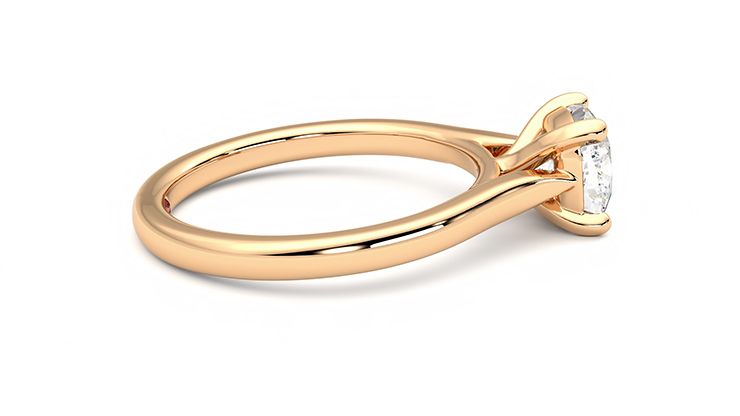 Taylor & Hart Eden Cushion Engagement Ring 360 degree image 10