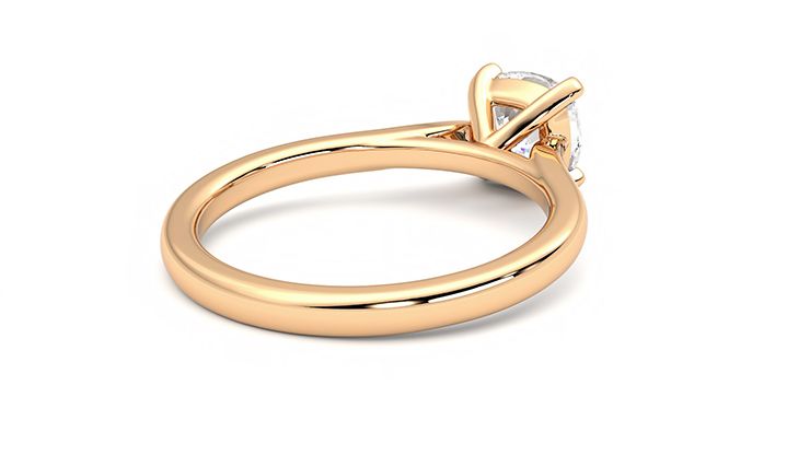 Taylor & Hart Eden Cushion Engagement Ring 360 degree image 13