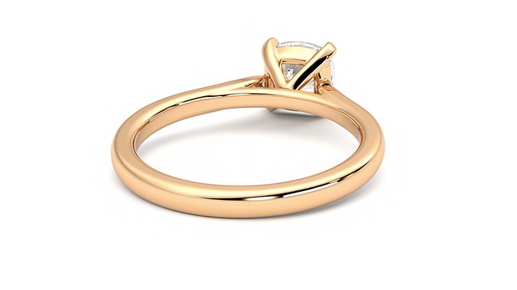 Taylor & Hart Eden Cushion Engagement Ring 360 degree image 14