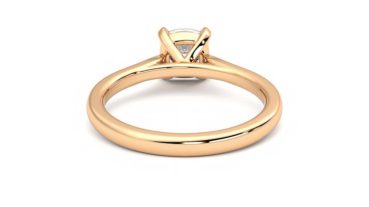 Taylor & Hart Eden Cushion Engagement Ring 360 degree image 15