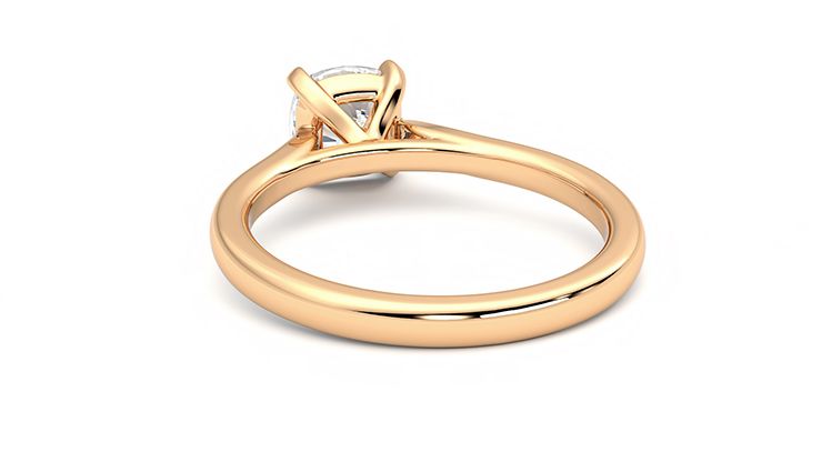 Taylor & Hart Eden Cushion Engagement Ring 360 degree image 16
