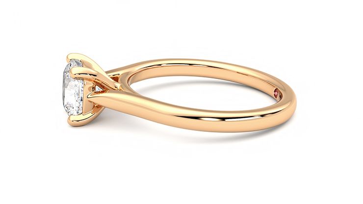 Taylor & Hart Eden Cushion Engagement Ring 360 degree image 21