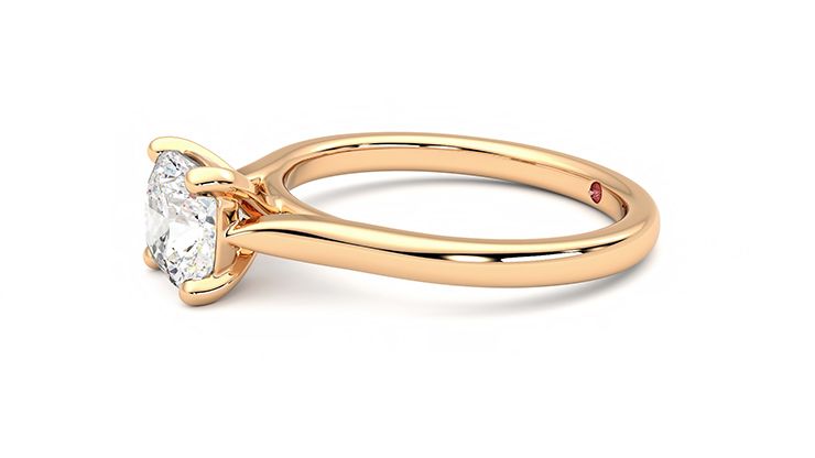 Taylor & Hart Eden Cushion Engagement Ring 360 degree image 22