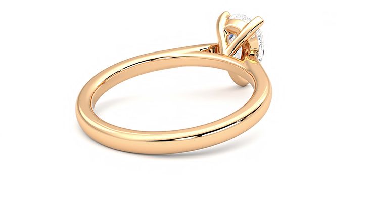 Taylor & Hart Eden Pear Engagement Ring 360 degree image 13