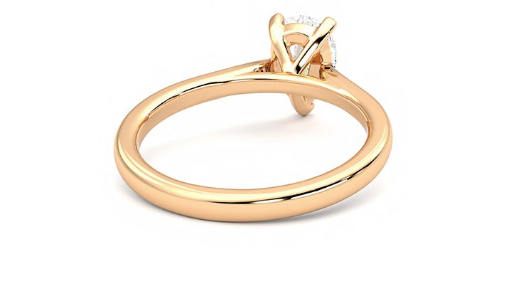 Taylor & Hart Eden Pear Engagement Ring 360 degree image 14