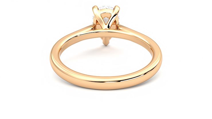Taylor & Hart Eden Pear Engagement Ring 360 degree image 15