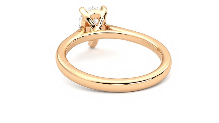 Taylor & Hart Eden Pear Engagement Ring 360 degree image 16