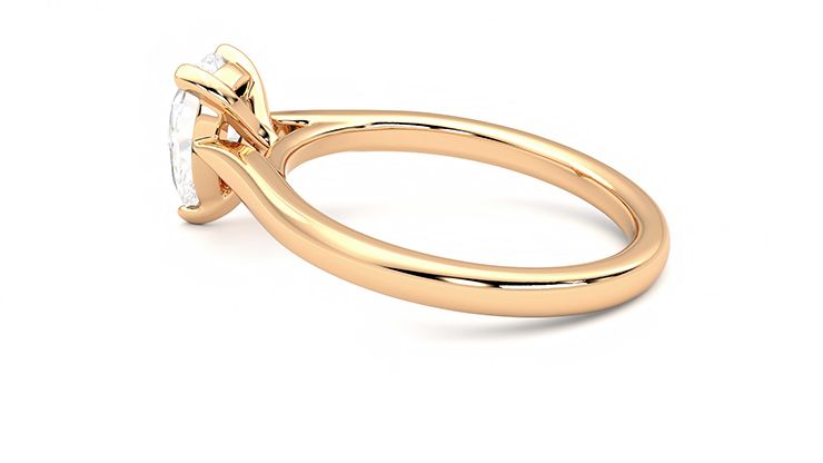 Taylor & Hart Eden Pear Engagement Ring 360 degree image 19