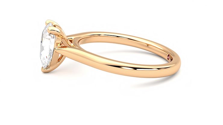 Taylor & Hart Eden Pear Engagement Ring 360 degree image 21