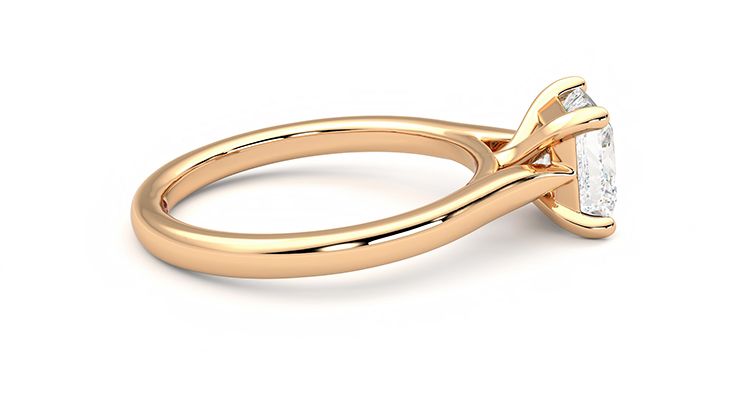 Taylor & Hart Eden Princess Engagement Ring 360 degree image 10