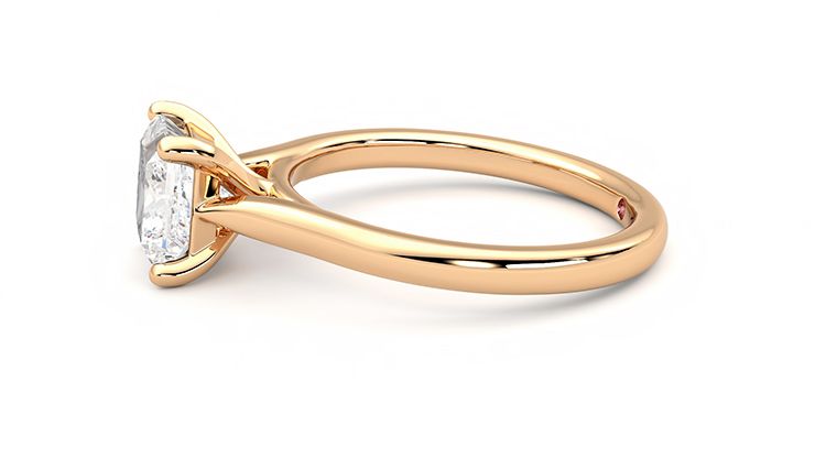 Taylor & Hart Eden Princess Engagement Ring 360 degree image 21