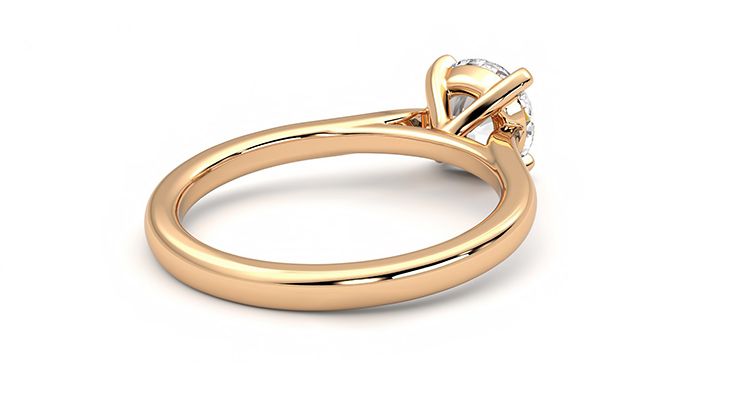 Taylor & Hart Eden Round Engagement Ring 360 degree image 13