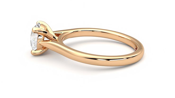 Taylor & Hart Eden Round Engagement Ring 360 degree image 20