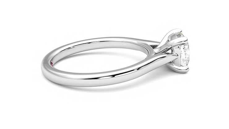 Taylor & Hart Eden Cushion Engagement Ring 360 degree image 10