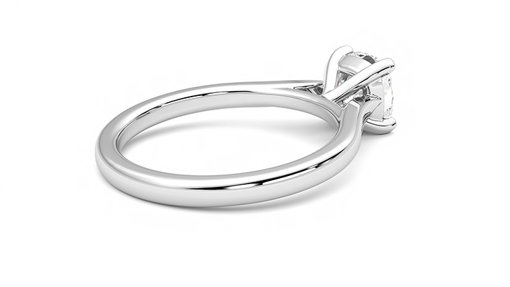 Taylor & Hart Eden Cushion Engagement Ring 360 degree image 12