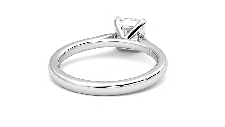 Taylor & Hart Eden Cushion Engagement Ring 360 degree image 14
