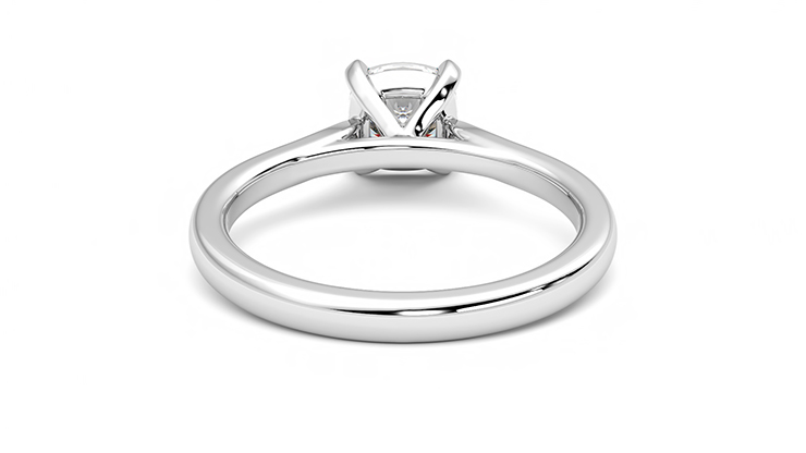 Taylor & Hart Eden Cushion Engagement Ring 360 degree image 15