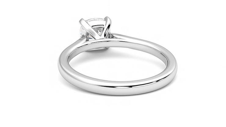 Taylor & Hart Eden Cushion Engagement Ring 360 degree image 16