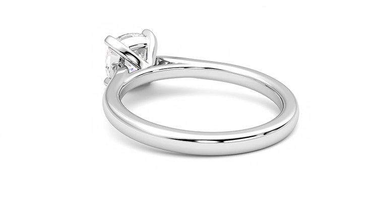 Taylor & Hart Eden Cushion Engagement Ring 360 degree image 17