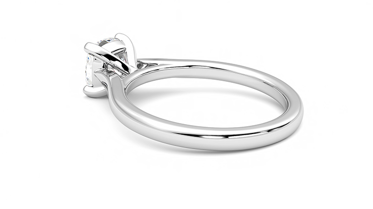 Taylor & Hart Eden Cushion Engagement Ring 360 degree image 18