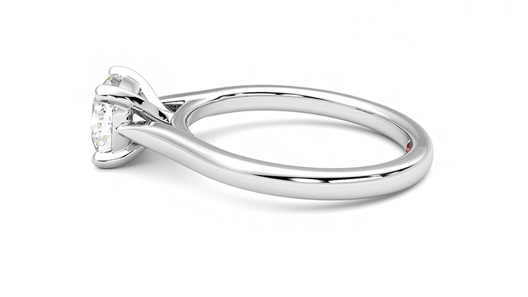 Taylor & Hart Eden Cushion Engagement Ring 360 degree image 20