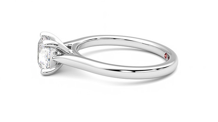 Taylor & Hart Eden Cushion Engagement Ring 360 degree image 21