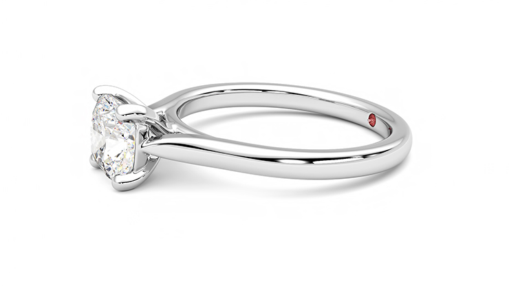 Taylor & Hart Eden Cushion Engagement Ring 360 degree image 22