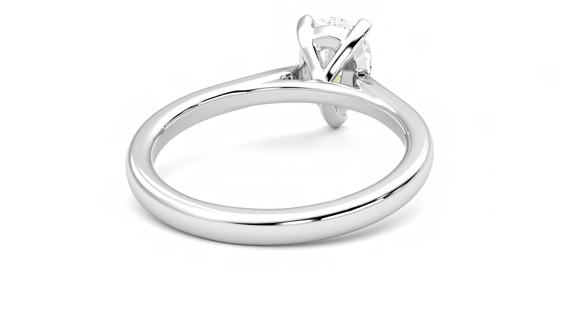 Taylor & Hart Eden Pear Engagement Ring 360 degree image 14