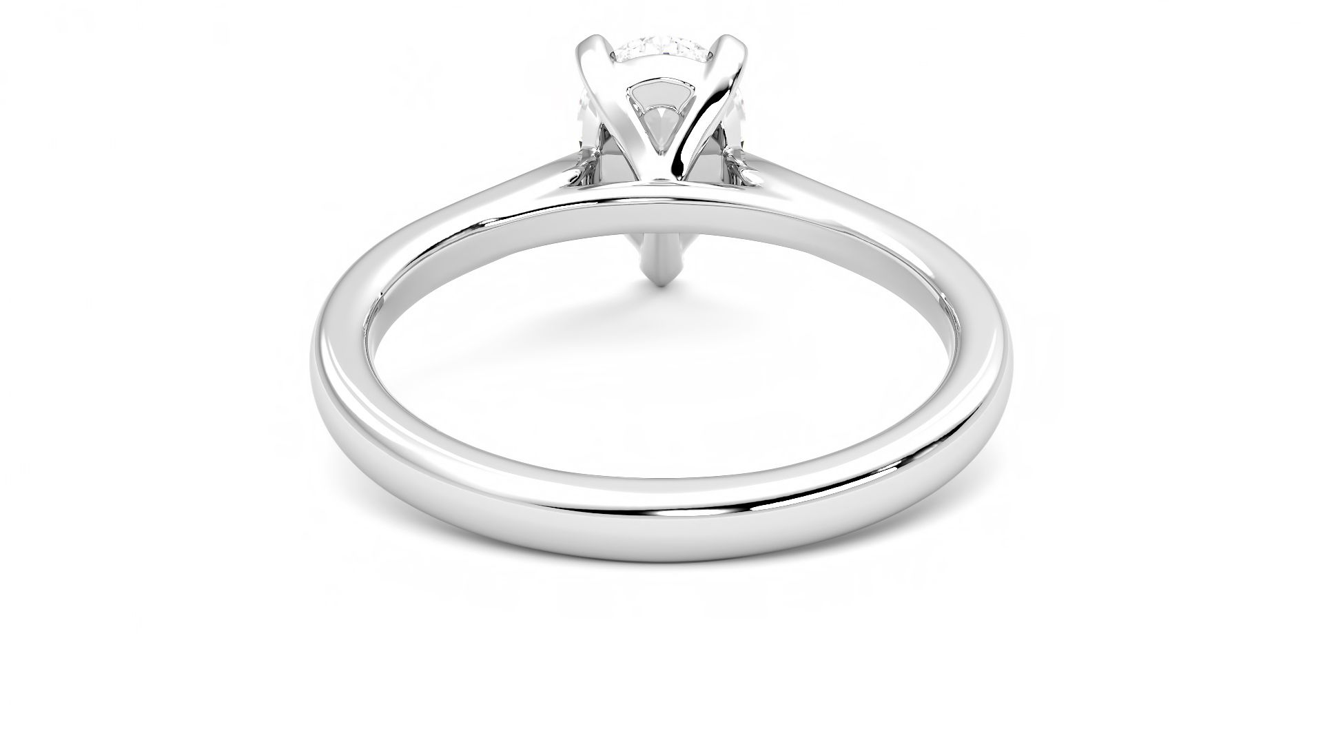 Taylor & Hart Eden Pear Engagement Ring 360 degree image 15