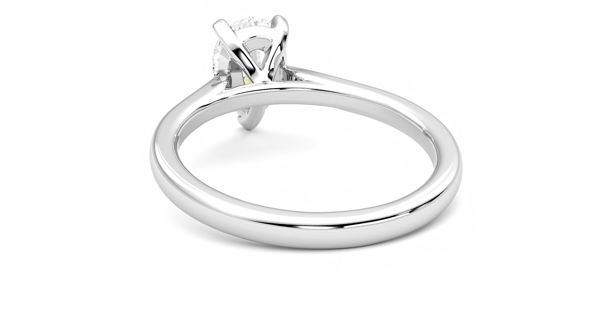 Taylor & Hart Eden Pear Engagement Ring 360 degree image 16