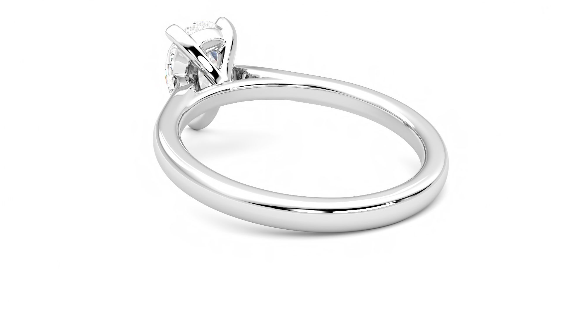 Taylor & Hart Eden Pear Engagement Ring 360 degree image 17