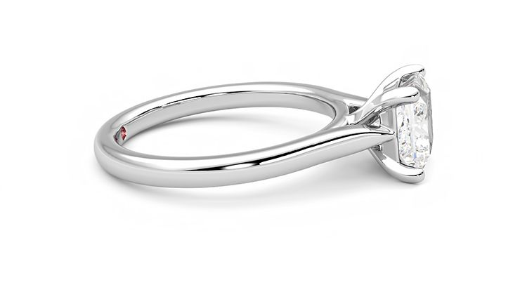 Taylor & Hart Eden Princess Engagement Ring 360 degree image 9
