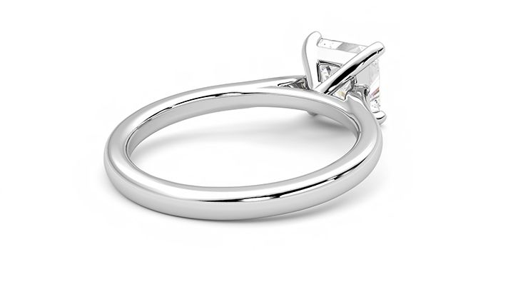 Taylor & Hart Eden Princess Engagement Ring 360 degree image 13