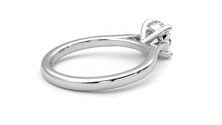 Taylor & Hart Eden Round Engagement Ring 360 degree image 12