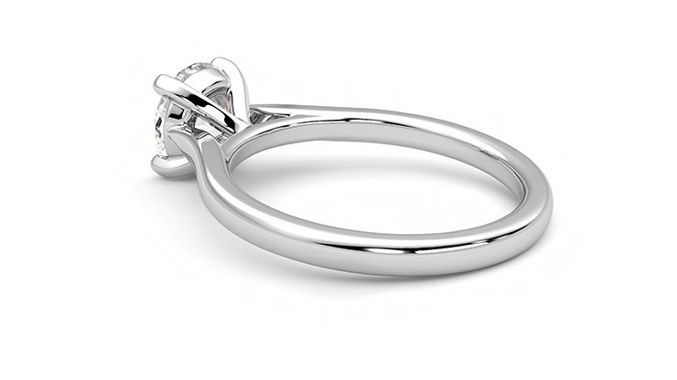 Taylor & Hart Eden Round Engagement Ring 360 degree image 18