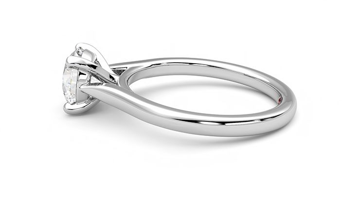 Taylor & Hart Eden Round Engagement Ring 360 degree image 20