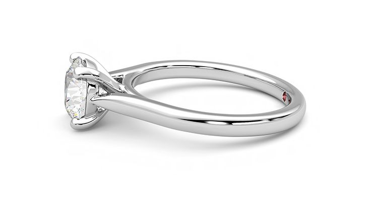 Taylor & Hart Eden Round Engagement Ring 360 degree image 21