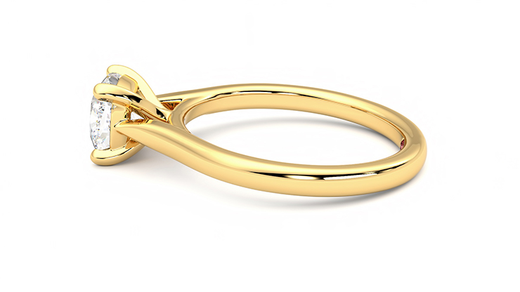 Taylor & Hart Eden Cushion Engagement Ring 360 degree image 20