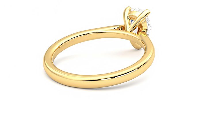 Taylor & Hart Eden Pear Engagement Ring 360 degree image 13