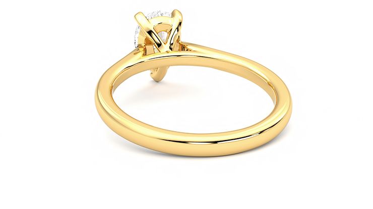 Taylor & Hart Eden Pear Engagement Ring 360 degree image 16