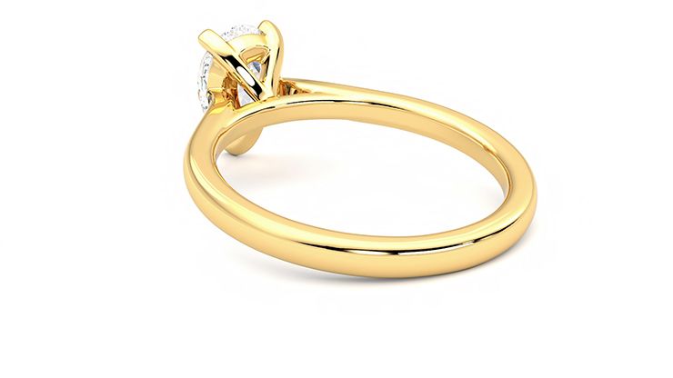 Taylor & Hart Eden Pear Engagement Ring 360 degree image 17