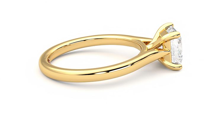 Taylor & Hart Eden Princess Engagement Ring 360 degree image 10